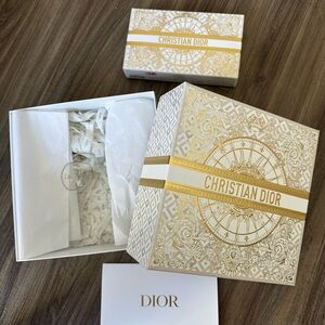 Christian Dior Gold and White Gift Box Set